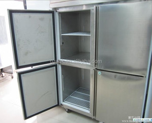 4 Door Stainless Steel Refrigerator /CE Approval Upright 1000L <b>Freezer</b> /chiller D1.0-4 Stainless Steel Commercial Refrigerator F - Product Image 3