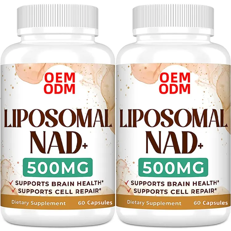 Nicht gentechnisch veränderte 60 Kapseln Liposomales NAD 500MG Supplement Softgel Nicotinamid Ribosid für den zellulären Energie stoffwechsel