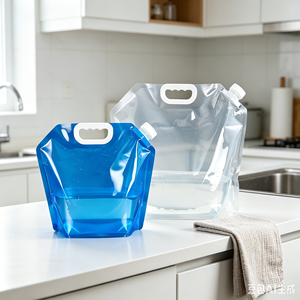 Factory Oem 5L 10L Collapsible <b>Water</b> Carrier Custom Print Spout Leakproof Portable <b>Water</b> <b>Container</b> For Hiking - Product Image 1