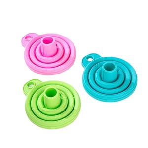 กรวยเทน้ำมันแบบพับได้ขนาดเล็ก ความกว้างทางออก 10 มม. ใช้ในครัว - Product Image 3