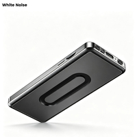 Haut-parleur à conduction osseuse ultra-mince pour oreiller, haut-parleur sous oreiller 500 mAh avec carte TF, aide au sommeil
