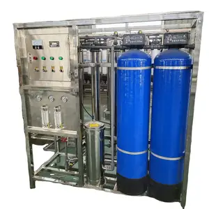 Sistem filter osmosis terbalik 500LPH, perawatan air RO tanaman hinery untuk rumah tangga industri komersial digunakan