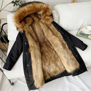 Nouvelle Arrivée Hiver Manteau Doudoune <span class=keywords><strong>Homme</strong></span> Mi-long avec Doublure Amovible en Fausse Fourrure de Vison Sehe Fashion - Product Image 6