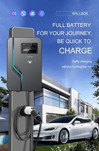 เครื่องชาร์จรถยน<span class=keywords><strong>ต</strong></span>์ไฟฟ้าแบบติดผนัง 7kW/9.6kW/11.5kW เฟสเดียว ได้รับการรับรองมาตรฐาน UL FCC SAE J1772 Type 1 - IP55  พร้อมระบบ RFID/WiFi สำหรับใช้ในบ้านและเชิงพาณิชย์ - Product Image 4