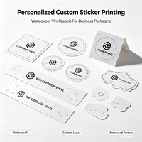 Hoja de Etiquetas Adhesivas Personalizadas, Rollo de Etiquetas Térmicas para Embalaje, Logotipo Impreso, Etiqueta Adhesiva Promocional con Logotipo, Etiqueta Térmica
