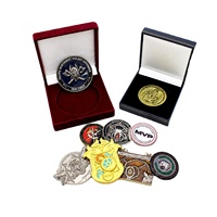 Pièces de monnaie commémoratives personnalisées en métal, plaquées émail, en alliage de zinc moulé sous pression, pour récompenses et souvenirs, vente en gros