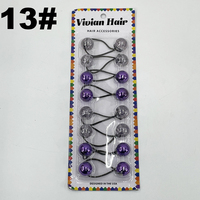 Accessoires de tresse boule de cristal personnalisée boule de cheveux élastique perles de cheveux pour tresses et mèches accessoires enfants boule de cheveux cravates