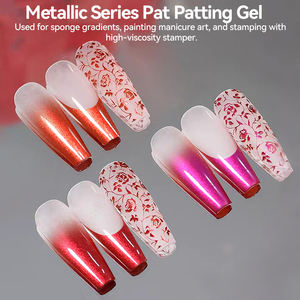 Paleta de Gel para Pintar Uñas UR SUGAR Pat Pat, Libre de HEMA y TPO, Transferencia Múltiple, Estampado de Arte de Uñas, Paleta de Pintura de Gel de un Solo Trazo, Color Completo - Product Image 3