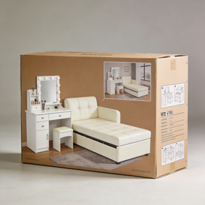Modern White <strong>Vanity</strong> Desk <strong>With</strong> Flip Top Mirror And Storage Single Sofa <strong>Chair</strong> <strong>With</strong> Drawer Makeup Dressing Table Set For Bedroom - Product Image 5
