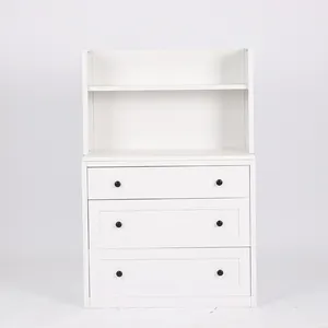 Современный дизайн 3 ящика Ящик для хранения прикроватный шкаф комод шкаф