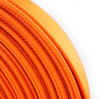 Vente directe de haute qualité Orange lutte contre l'incendie veste tuyau forestier PVC/caoutchouc synthétique/PU/EPDM doublure caractéristique Flexible