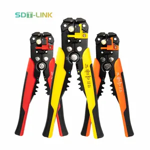 Crimper kablo kesici otomatik tel striptizci çok fonksiyonlu sıyırma araçları sıkma pensesi terminali 0.2-6.0mm2 striptizci aracı