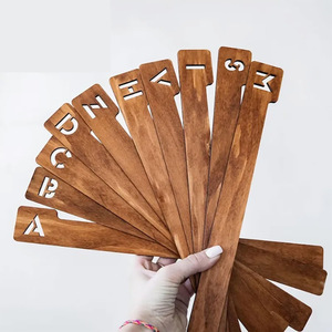 Étiquettes en bois avec lettres, ensemble de 26 pièces de A à Z, pour l'organisation du stockage des disques vinyles, pour la maison et le bureau - Product Image 2