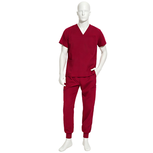 Nouvel ensemble de blouses chirurgicales à double couche et multi-poches, manches courtes et pantalon long, pour <span class=keywords><strong>infirmière</strong></span> et <span class=keywords><strong>anesthésiste</strong></span> - Product Image 5