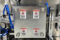 Machine automatique de remplissage et de scellage de flacons ampoules en plastique avec machine d'étiquetage