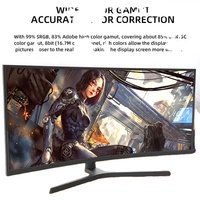 Nouveau moniteur incurvé 34 pouces sans cadre 2k 4K 165Hz 3440*1440P VA/TN / IPS grand écran moniteurs LED 34 pouces moniteurs de jeu d'ordinateur
