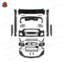 Kit carrosserie pour Mustang 2015-2017 mise à niveau vers GT500 pare-chocs avant pare-chocs arrière jupes latérales Bodykit