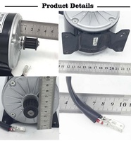 Kit de moteur à brosse légère 250W 12V 24V MY1016 DC pour monocycle électrique et constructions Hoverboard