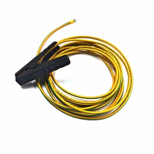 Câble <span class=keywords><strong>de</strong></span> mise à la terre jaune-vert avec pince crocodile 300A et borne <span class=keywords><strong>de</strong></span> type fourche 6mm² pour batterie automobile - Product Image 6