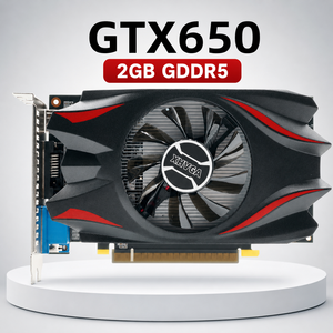 ใหม่ <span class=keywords><strong>GTX650</strong></span> 2GB GDDR5 128 บิตพัดลมระบายความร้อนสำหรับเดสก์ท็อปกราฟิกการ์ดสำหรับ DVI VGA GAMING PC อะไหล่ - Product Image 2