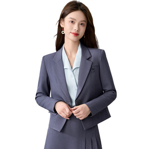 Women's Suit Set Midi Skirt Full Sleeve Polyester Anti-Wrinkle Office Lady Professional Formal Wear Commuting Teacher Outfit - Product Image 5