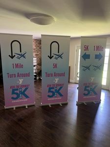 Custom Full Color Retractable <b>Roll</b> up Banner Portable Foldable Stand for Wedding Party Event Scene Decoration Display - Product Image 4