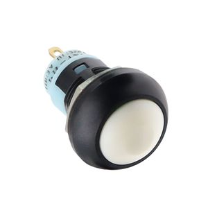 Interrupteur à bouton-poussoir rond étanche PBS-33A 12 mm |   Types momentanés et à verrouillage disponibles |   Multicolore Blanc, Noir, Bleu, Jaune - Product Image 3
