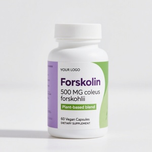 Capsules d'extrait de Forskolin biologique en gros d'usine, approvisionnement OEM, 60 unités, complément de Forskolin sans gluten, soutient la santé cardiaque - Product Image 2