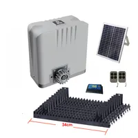 All-In-One 1000Kgs 24V DC Solar สมาร์ทมอเตอร์ประตูเลื่อนอัตโนมัติ