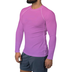 Sleeve Breathable Spandex Polyester Material Slim Fit <b>Men</b> <b>Rash</b> <b>Guard</b> <b>Men</b> Adult Size <b>Rash</b> <b>Guard</b> for Sale OEM ODM Services Long - Product Image 5