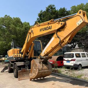 Excavadora de Ruedas Hyundai Original en Venta, Hyundai210 210W-9T, Excavadora de Ruedas Usada de Segunda Mano, Equipo Pesado - Product Image 5