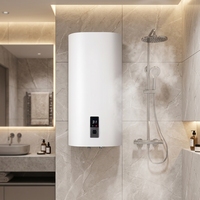 Chauffe-eau électrique vertical 30L, réservoir émaillé mural, contrôle électronique de la température pour hôtels et maisons