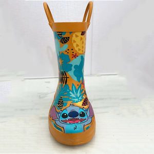 Vente en gros de mode OEM, cuissardes pour enfants, bottes de pluie imperméables midi unisexe bon marché - Product Image 3