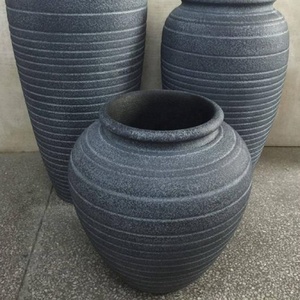 Maceta Grande Nórdica para Interiores y Exteriores, Diseño Elíptico de Alta Calidad, Material de Fibra de Vidrio, Decoración de Jardín - Product Image 6