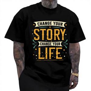 T-shirts unisexes amusants à double couture, cadeau promotionnel tendance pour papa, hommes, fabriqués pour le modèle MBT-693963288A03 - Product Image 1