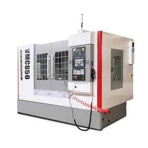 Centro de mecanizado vertical Cnc Vmc850 Fresadora Cnc de 3 ejes 3 años Máquina Vmc 1160 Motor proporcionado 220V HR Cnc 4 Axis Metal