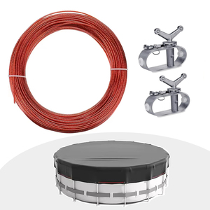 Outil de tension de fil <span class=keywords><strong>pour</strong></span> bâche de <span class=keywords><strong>piscine</strong></span> 2 mm, <span class=keywords><strong>tendeur</strong></span> de fil, câble de couverture de <span class=keywords><strong>piscine</strong></span>, corde métallique enduite de PVC - Product Image 2