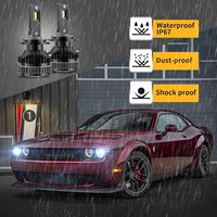 Phares LED VLAND 12V 35W et ampoules D2S pour Challenger 2015-2023 (non compatibles avec les modèles de phares HID d'origine)