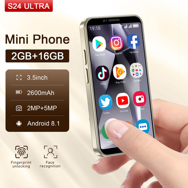 Mini 3.5inch Small Phone Fast Charge 4g Global Version Gaming Cellphone