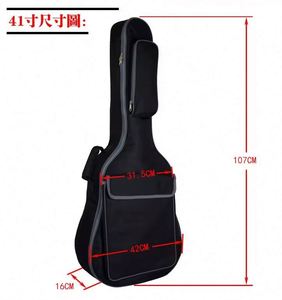 Échantillon Gratuit - Housse de Guitare Acoustique Étanche 41 Pouces, Portable, Rembourrée 10MM, OEM - Product Image 5