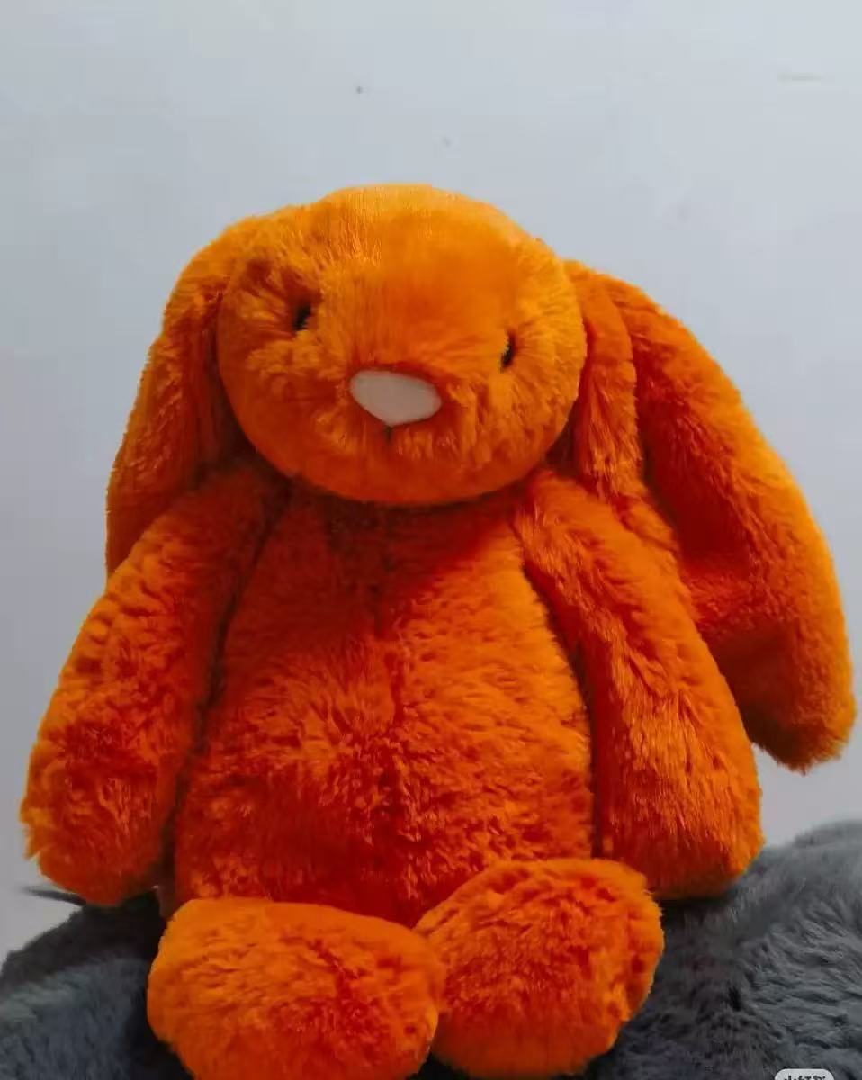 Lot de 3 lapins orange