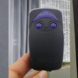 Télécommande de porte de garage FLO2R-S FLO4R-S pour ouvre-porte automatique 433,92 MHz à code roulant, émetteur portable en métal et plastique, piles AA - Product Image 4