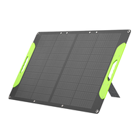 Système d'énergie solaire hors réseau, panneau solaire monocristallin en silicium pliable de 100 W, panneaux solaires de 100 watts, configuration complète