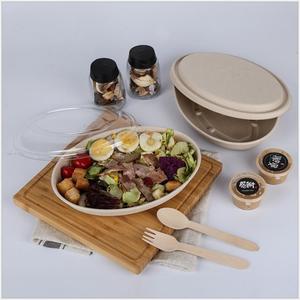 Plato de comida Biodegradable de fábrica, muchos años, <span class=keywords><strong>bagazo</strong></span>, plato de comida cuadrado desechable - Product Image 4