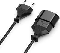 Câble d'extension d'alimentation Xuanshi 1m SJTW Type-C avec prise Euro pour TV, PC, moniteur, projecteur, lampe |   Matériel PC