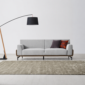 Canapé d'angle en tissu vert Lovein Design, mobilier moderne pour salon, ensemble de canapés sectionnels en forme de L - Product Image 3