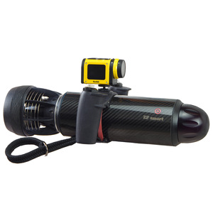 Dispositif de propulsion sous-marine en fibre de carbone 650W 675mm Scooter aquatique pour la plongée en apnée - Product Image 1