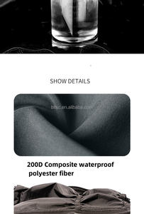 Guêtres de randonnée imperméables en polyester réglables avec sac de transport pour la randonnée, la boue, le sable, la neige, la chasse, l'alpinisme, la raquette à neige - Product Image 2