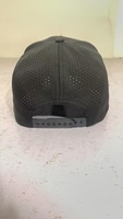 Casquette de sport unisexe Y2K à séchage rapide, imperméable, perforée au laser, style trucker à cinq panneaux, avec fermeture snapback