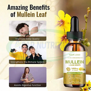 オーズレソン自社ブランド有機ムレイン葉エキスドロップ肺デトックスクレンジング急速吸収ハーブ液体ムレインドロップ - Product Image 2